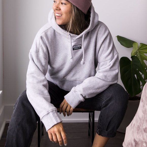 Adidas cropped hoodie - Picture 1 of 4